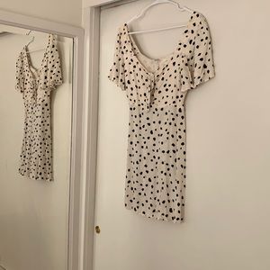 Lush Front Knot Dress